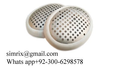 Aluminum Eye Shields , Rubber edge , eyeshields perforated aluminum