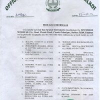 Free Sale Certificate District Health Office Sialkot