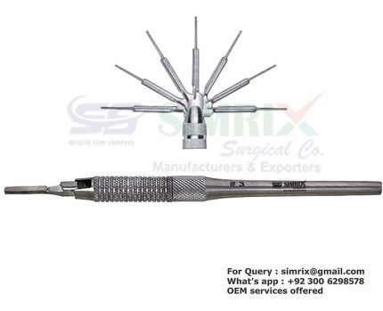 Adjustable Scalpel Handle # 3 Round