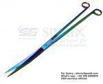 Aquarium Scissors multi color 30cm steel