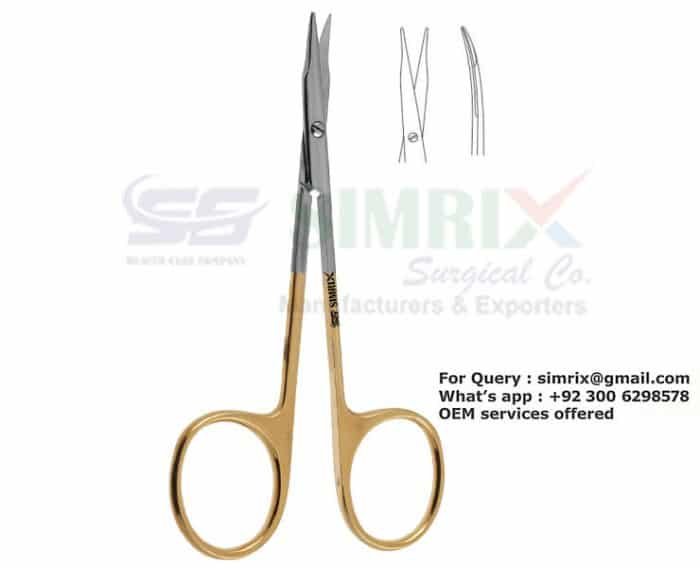 Stevens Tenotomy Scissors Curved TC 11.5cm in points