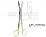 Doyen Abdominal Scissors Straight TC Gold 18cm