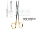 Dressing Scissors Straight Sharp Blunt TC 13cm