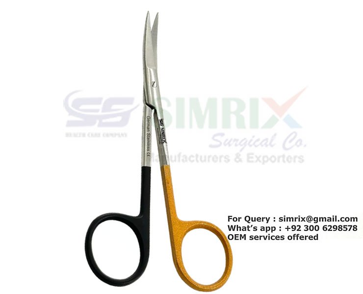 Iris Scissors TC 11.5cm Curved Blades