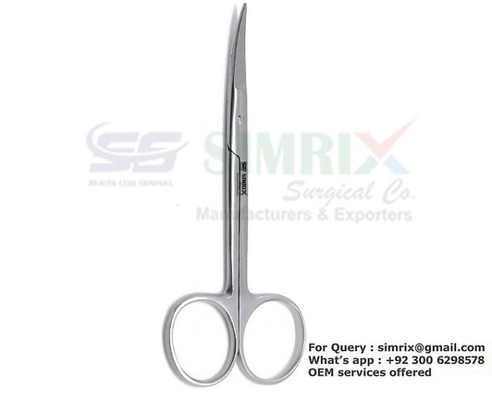 Iris Scissors TC 11.5cm Curved Blades