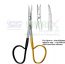 Ribbon Handle Iris Scissor Curved TC 10.5cm