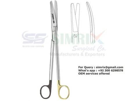 Sims Uterine Scissors Curved TC 20cm