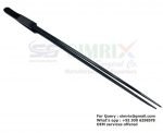 Black Oxide Aquarium Forceps with Thumb Print 30cm Straight