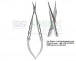 Westcott Tenotomy Scissors 11cm Curved Medium Blades 3 hole handle