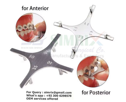 Dental Bracket Positioning Star Guage